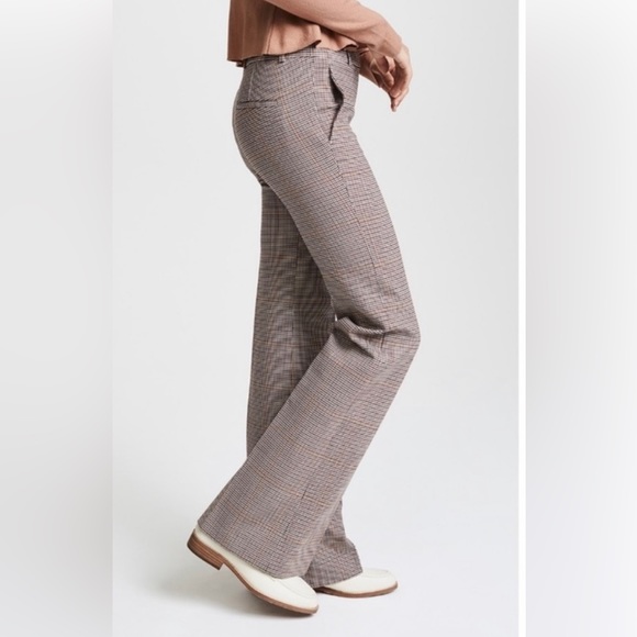 Theory Pants - Theory Demitria Micro Plaid Stretch Dress Pant. Size 8. EUC.